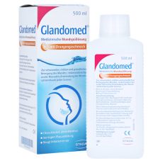 Glandomed Medizinische Mundspüllösung mit Orangengeschmack (PZN 02562280)