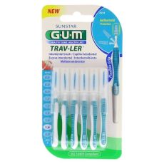 GUM TRAV-LER 1,6mm Tanne blau Interdental+6Kappen (PZN 09714333)
