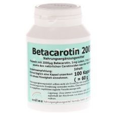 BETA CAROTIN 2000 Kapseln (PZN 04389963)