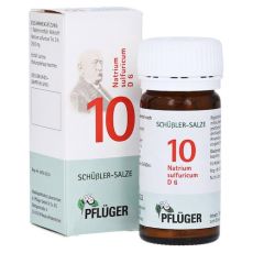 BIOCHEMIE Pflüger 10 Natrium sulfuricum D 6 Tabl. (PZN 06319671)