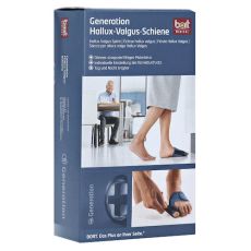 BORT Generation Hallux-Valgus Schiene re.Gr.2 blau (PZN 13911789)