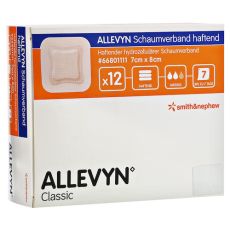 ALLEVYN Schaumverband 7x8 cm haftend (PZN 03725867)