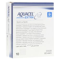 AQUACEL Ag Extra 5x5 cm Kompressen (PZN 10914936)