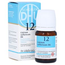 BIOCHEMIE DHU 12 Calcium sulfuricum D 6 Tabletten (PZN 00274861)