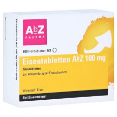 Eisentabletten AbZ 100mg (PZN 06683767)