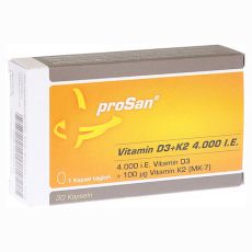 PROSAN Vitamin D3+K2 4.000 I.E. Kapseln (PZN 12455415)