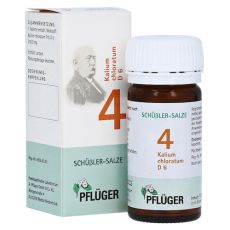 BIOCHEMIE Pflüger 4 Kalium chloratum D 6 Tabletten (PZN 06318909)
