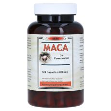 MACA Kapseln 850mg Macawurzelpulver aus ökologischem Anbau (PZN 06465993)