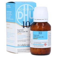 BIOCHEMIE DHU 10 Natrium sulfuricum D 6 Tab.Karto (PZN 06329250)