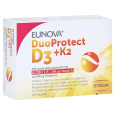 Eunova Duoprotect D3+k2 4000 I.E./80 µg Kapseln (PZN 14133555)