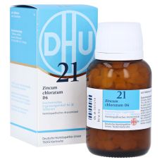 BIOCHEMIE DHU 21 Zincum chloratum D 6 Tabletten (PZN 06584516)