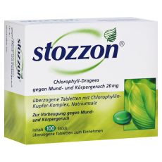Stozzon Chlorophyll-Dragees gegen Mund- und Körpergeruch (PZN 07474020)