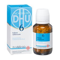 BIOCHEMIE DHU 6 Kalium sulfuricum D 12 Tabletten (PZN 00274306)