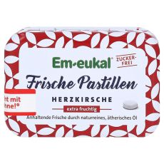 EM EUKAL Frische Pastillen Herzkirsche zuckerfrei (PZN 06440243)