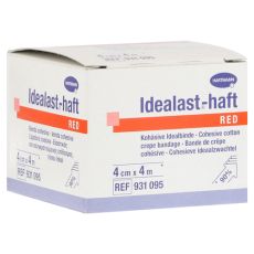 IDEALAST-haft color Binde 4 cmx4 m rot (PZN 10109413)