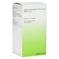 CALCIUMACETAT PRORENAL 500 mg Filmtabletten (PZN 09777836)