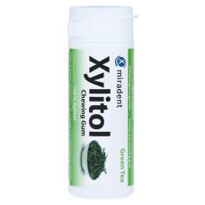 MIRADENT Xylitol Zahnpflegekaugummi grüner Tee (PZN 00462806)