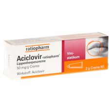 Aciclovir-ratiopharm Lippenherpescreme (PZN 02286360)