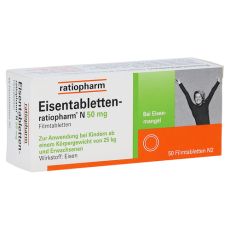 Eisentabletten-ratiopharm N 50mg (PZN 06957696)