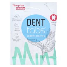 DENTTABS Zahnputztabletten stevia-mint m.Fluorid (PZN 09303765)