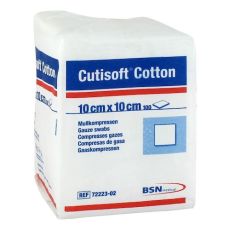 CUTISOFT Cotton Kompr.10x10 cm unsteril (PZN 01499361)