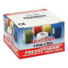 PRESSOTHERM Sport-Tape 3,8 cmx10 m rot (PZN 02002351)