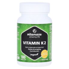 VITAMIN K2 200 µg hochdosiert vegan Tabletten (PZN 12741457)