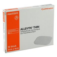 ALLEVYN Thin 5x6 cm dünne Wundauflage (PZN 03126902)