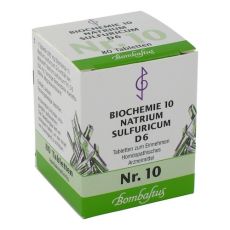 BIOCHEMIE 10 Natrium sulfuricum D 6 Tabletten (PZN 01073834)