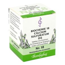 BIOCHEMIE 18 Calcium sulfuratum D 6 Tabletten (PZN 04325012)