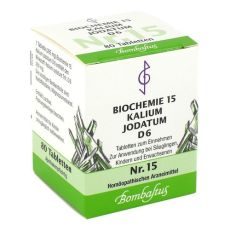 BIOCHEMIE 15 Kalium jodatum D 6 Tabletten (PZN 04324768)