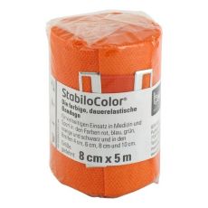 BORT StabiloColor Binde 8 cm orange (PZN 07672300)