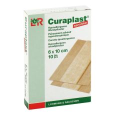 CURAPLAST Wundschnellverb.sensitiv 6x10 cm 1 m (PZN 06980100)