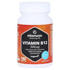 VITAMIN B12 500 µg hochdosiert vegan Tabletten (PZN 16819334)