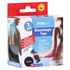 KINESIOLOGIE Tape 5 cmx5 m schwarz (PZN 10760025)