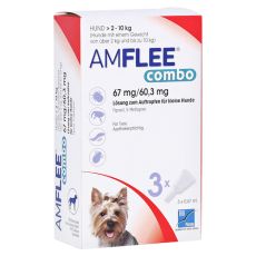 AMFLEE combo 67/60,3mg Lsg.z.Auftr.f.Hunde 2-10kg (PZN 13921664)