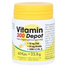 VITAMIN C 300 Depot+Zink+Histidin+D Kapseln (PZN 12547011)