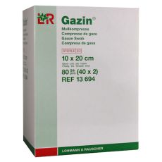 GAZIN Mullkomp.10x20 cm steril 12fach (PZN 01511725)