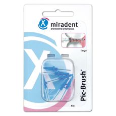 MIRADENT Interd.Pic-Brush Ersatzb.large blau (PZN 02172449)