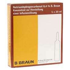 NATRIUMHYDROGENCARBONAT B.Braun 8,4% Glas (PZN 09717685)