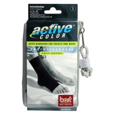 BORT ActiveColor Knöchelbandage S schwarz (PZN 06914907)