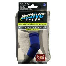 BORT ActiveColor Ellenbogenbandage L blau (PZN 06914391)