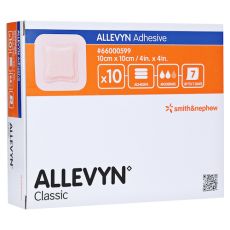 ALLEVYN Adhesive 10x10 cm haftende Wundauflage (PZN 12600231)