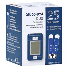 GLUCO TEST DUO Teststreifen (PZN 11563924)