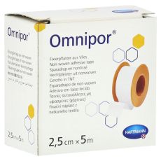 OMNIPOR Fixierpflaster Vlies 2,5 cmx5 m (PZN 11163461)