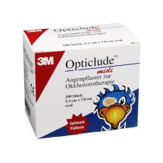 OPTICLUDE 3M midi 5,3x7 cm 1538/100 (PZN 00747124)