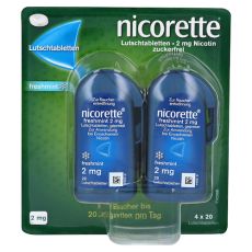 nicorette freshmint 2 mg Lutschtabletten gepresst (PZN 09633907)