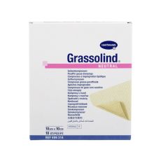 GRASSOLIND Salbenkompressen 10x10 cm steril (PZN 03245630)