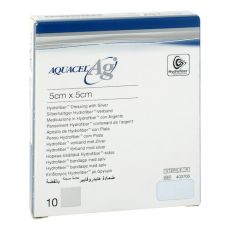 AQUACEL Ag 5x5 cm Kompressen (PZN 11597030)