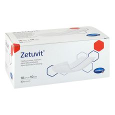 ZETUVIT Saugkompressen unsteril 10x10 cm (PZN 12726506)